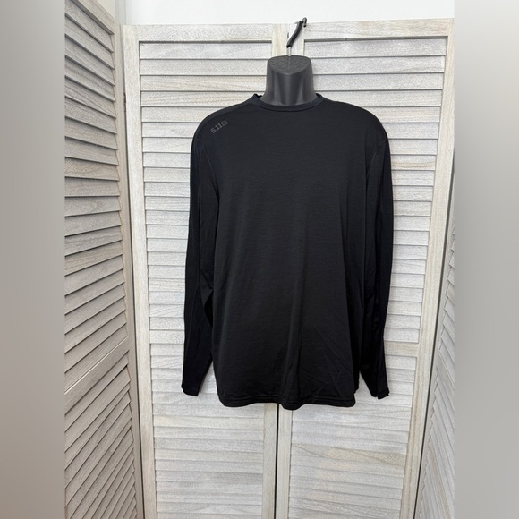 5.11 Tactical Sulli UV Men’s Merino Wool Crew Neck Shirt Black Size L - Picture 3 of 7